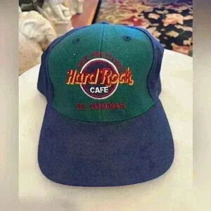 Hard Rock Cafe vintage st. Thomas save the planet snap back hat cap
